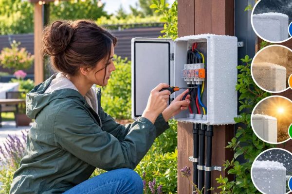 Comment protéger les connexions électriques dans les espaces extérieurs
